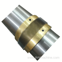 Non-woven heating punching shaft